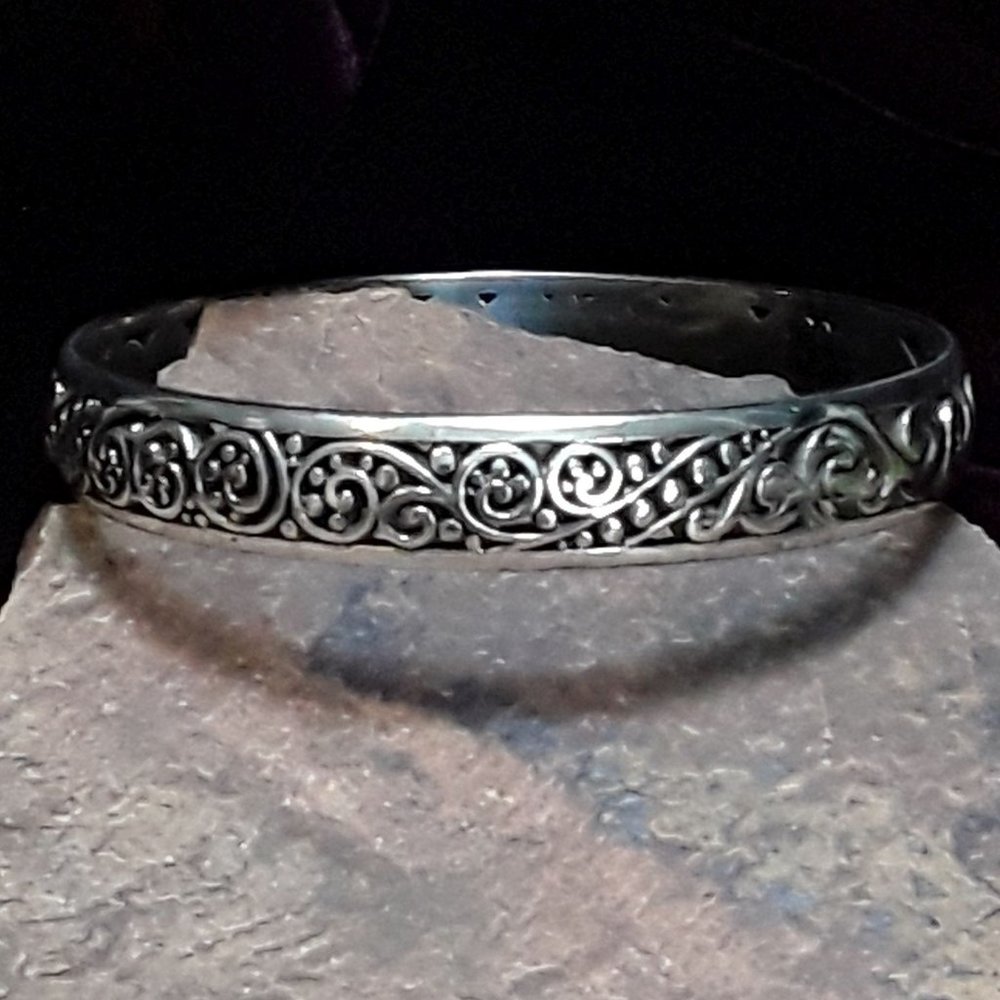 Brighton Scroll Bangle Bracelet - image 2